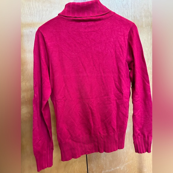 Fuchsia BCBG Rayon Sweater - Picture 2 of 4